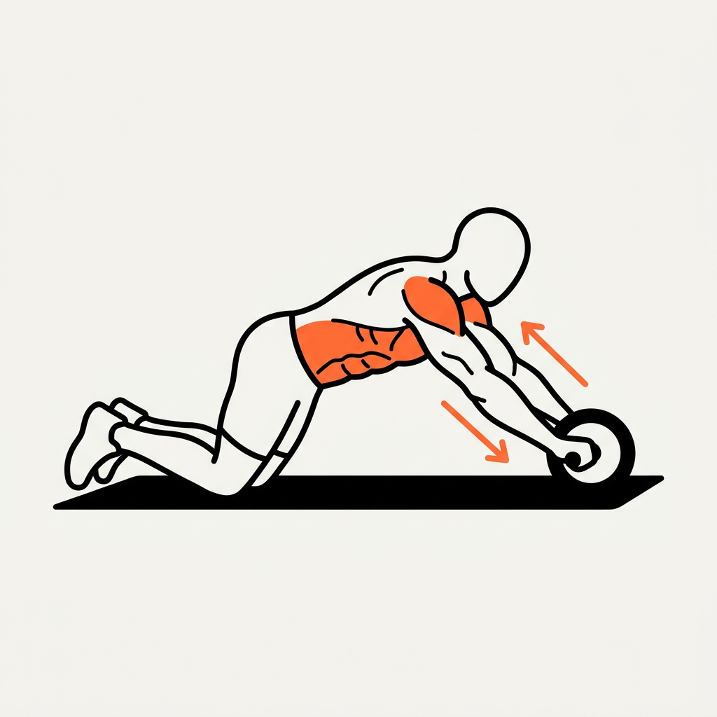 Ab Wheel Rollout